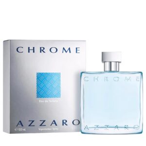 Chrome by Azzaro Eau de Toilette Spray for Men 3.4oz New Sealed Box