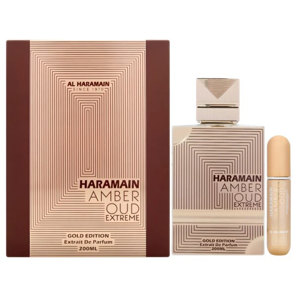 Al Haramain Amber Oud Gold Edition Extreme 6.7 WITH + 0.34 oz Refillable Spray