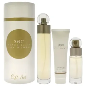 Perry Ellis 360 Edt 3 Piece Gift Set for Women By Perry Ellis