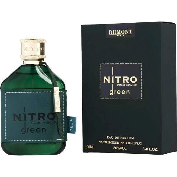 Dumont Nitro Green Eau De Parfum 3.4oz Perfume for Men