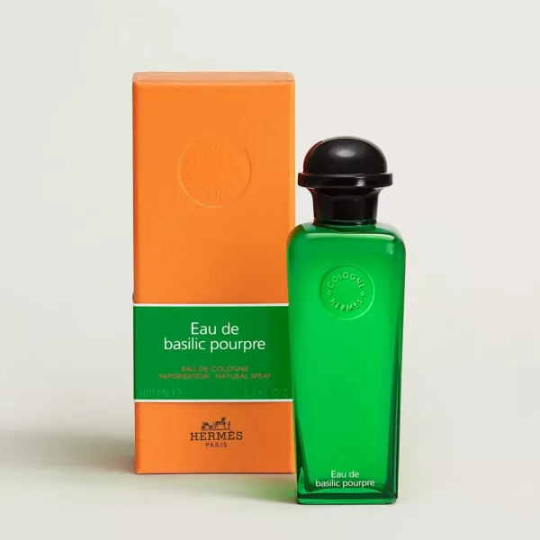 EAU DE BASILIC POURPRE-HERMES-EDC-SPRAY-3.3 OZ-100 ML-AUTHENTIC-MADE IN FRANCE
