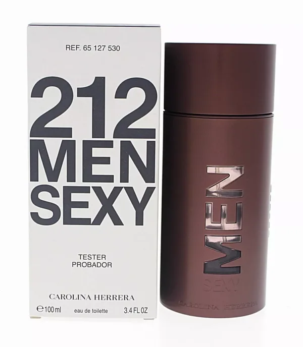 212 SEXY MEN by CAROLINA HERRERA EDT SPRAY TESTER 3.3 fl oz