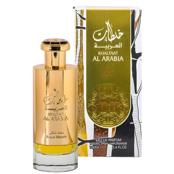 Khaltaat Al Arabia Royal Blends Gold by Lattafa for Men EDP 3.4oz