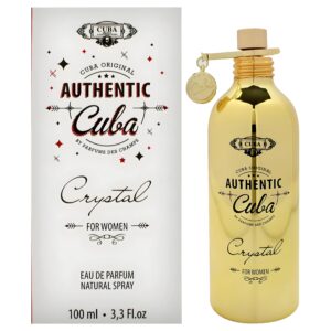 Cuba Authentic Crystal For Women Edp Sp 3.3oz