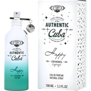 Cuba Authentic Happy For Women Edp Sp 3.3oz