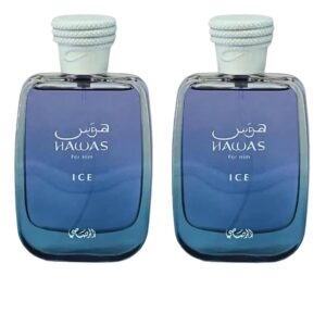 Hawas Ice for Men 2 Pack By Rasasi Edp SP 3.38oz