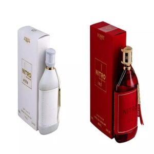 Dumont Nitro White and Nitro Red Men, Edp 3.4 Fl Oz 2 Pcs Combo pack