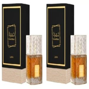 Lattafa Khamrah Edp 3.4 oz Spray For Unisex 2 pcs pack