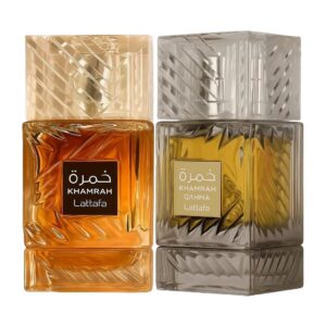 Khamrah Qahwa and Khamrah By Lattafa Edp 3.4 oz Unisex 2 Pcs Combo Pack