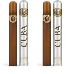 Cuba Gold For Men Edt Sp 1.17oz 2 Pcs Combo Pack
