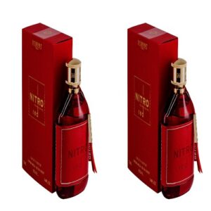 Dumont Men's Nitro Red Eau de Parfum Spray 3.4 oz Set of 2 New Fragrances