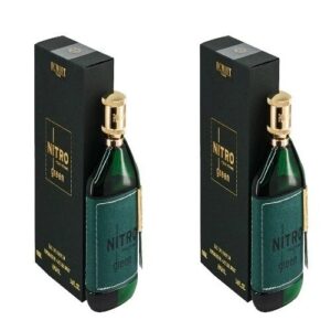 Dumont Men's Nitro Green Eau de Parfum Spray 3.4 oz Set of 2 New Fragrances