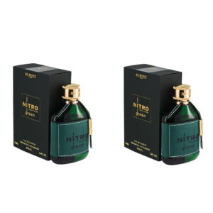 Nitro Green Eau de Parfum Spray 3.4 oz Set of 2 New Fragrances For Men By Dumont