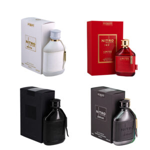 Nitro White, Nitro Red, Nitro Intense and Nitro Platinum EDP 3.4oz For Men By Dumont
