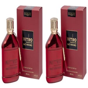 Dumont Men's Nitro Red Intensely EDP Spray 3.4 oz Set of 2 New Fragrances