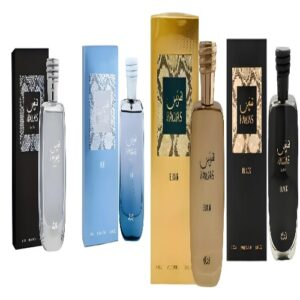 Hawas Men and Hawas Ice and Hawas Elixir and Black 4 Pcs Combo Pack 3.4 oz Edp
