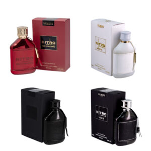 Nitro Red Intensely, Nitro White, Nitro Intense, Nitro Black EDP 3.4oz By Dumont For Men