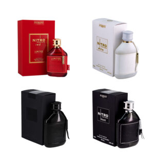 Nitro Red, Nitro White, Nitro Intense and Nitro Black EDP 3.4oz By Dumont For Men