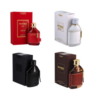 Nitro Red, Nitro White, Nitro Intense and Nitro Pour Homme EDP 3.4oz By Dumont For Men
