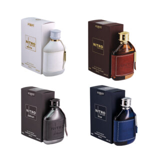 Dumont Nitro White, Nitro Pour homme, Nitro platinum and Nitro Blue EDP 3.4oz