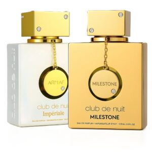 Club De Nuit Imperiale & Milestone EDP 3.6oz Combo Pack For Men &Unisex By Armaf