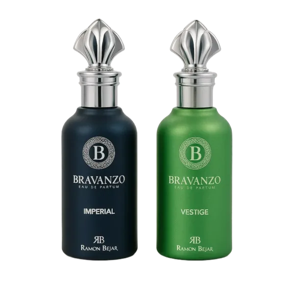 Dumont Bravanzo Imperial and Vestige EDP 3.4 oz Combo Pack for Men and Unisex Perfume Set
