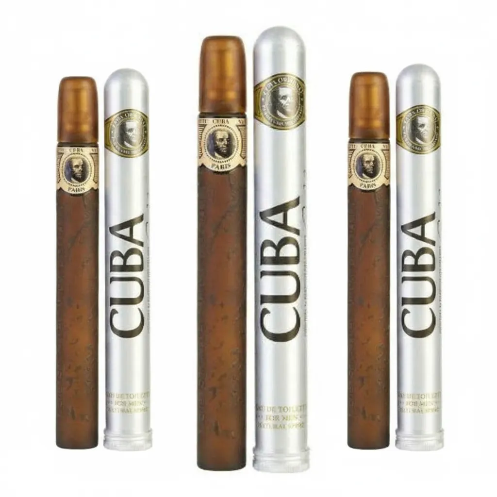 Cuba Gold by Cuba 3-Piece EDT 1.17 oz Combo Pack for Men Cuba Gold by Cuba 3-Piece EDT 1.17 oz Combo Pack for Men