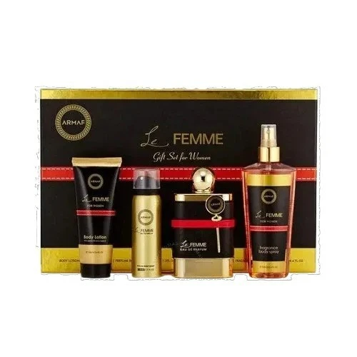 Le Femme Edp 4 Piece Gift Set 3.4 oz For Women By Armaf