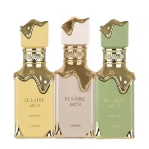 Lattafa Eclaire Trio Collection Pistache, Banoffi and Eclaire EDP 3.4 oz