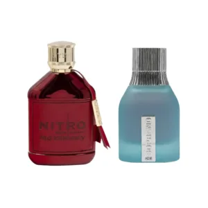 Nitro Red Intensely & Soprano Ice by Dumont Extrait de Parfum & EDP 3.4 oz Combo