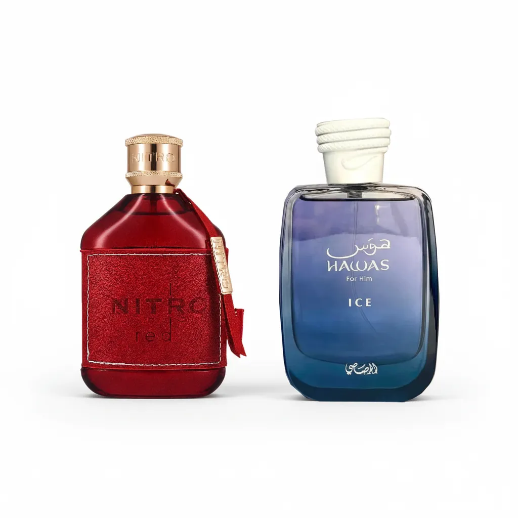 Hawas Ice and Nitro Red Edp 3.4 oz For Men By Rasasi and Dumont